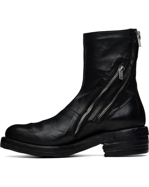 A Diciannoveventitre Black Kangaroo M110 Boots for men