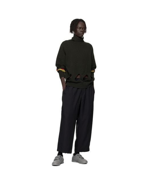 Yume Yume Black Football Sneakers for men
