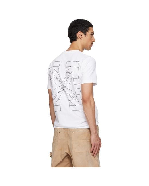 Off-White c/o Virgil Abloh White Big Double Arrow Slim T-Shirt for men