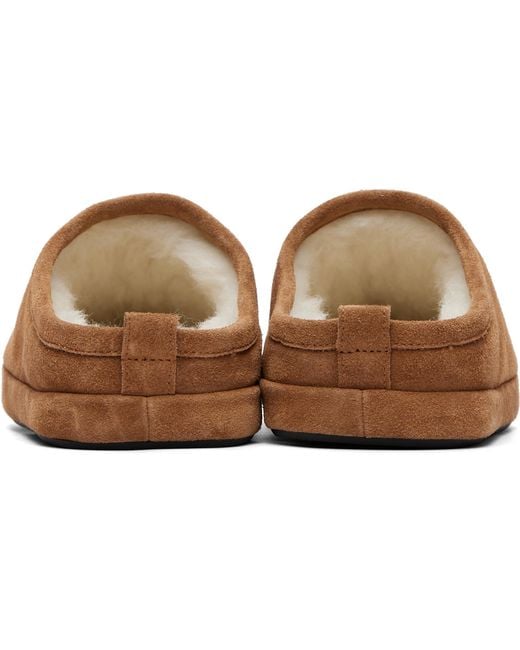 Balenciaga Brown Tan Alaska Slippers