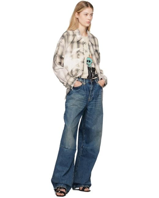 【関税込み】R13 ブルー Wayne ジーンズ WAYNE JEANS - DAWSON BLUE - R13