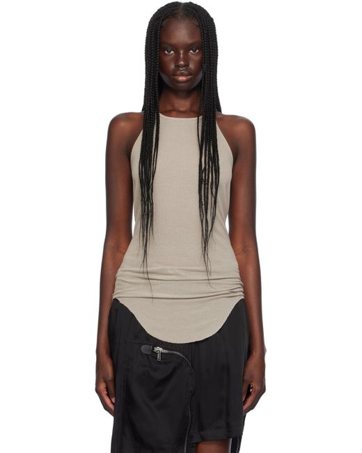 Rick Owens オフホワイト Porterville Basic タンクトップ Black