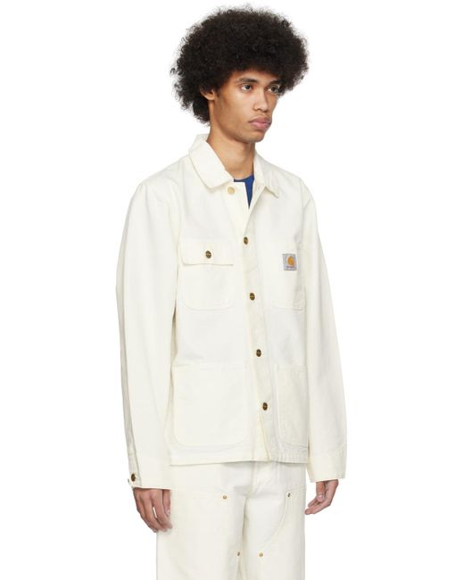 Carhartt White Michigan Jacket for men
