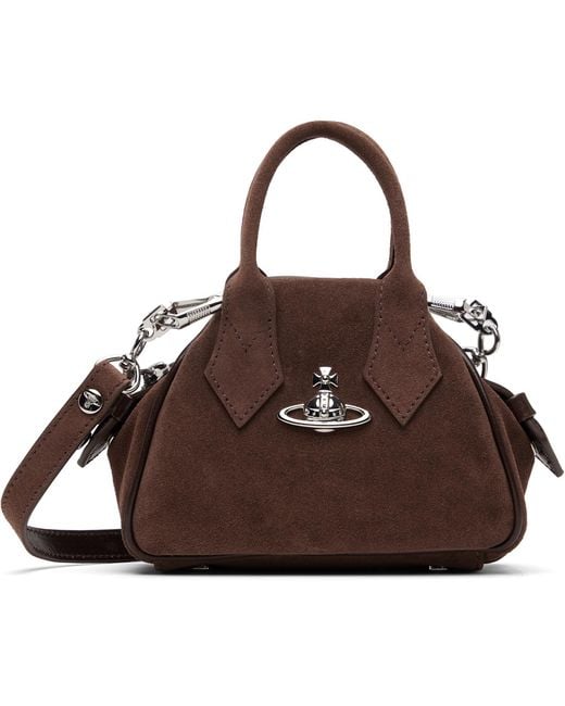 Vivienne Westwood Brown Mini Yasmine Bag