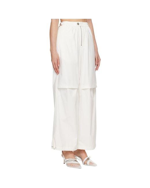 Dion Lee Off-white Flight Trousers
