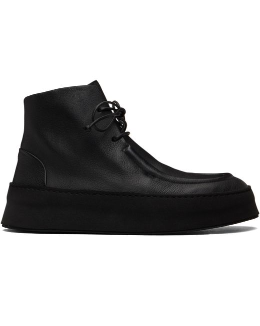メンズ Marsèll Ssense限定 ブラック Cassapana アンクルブーツ Black