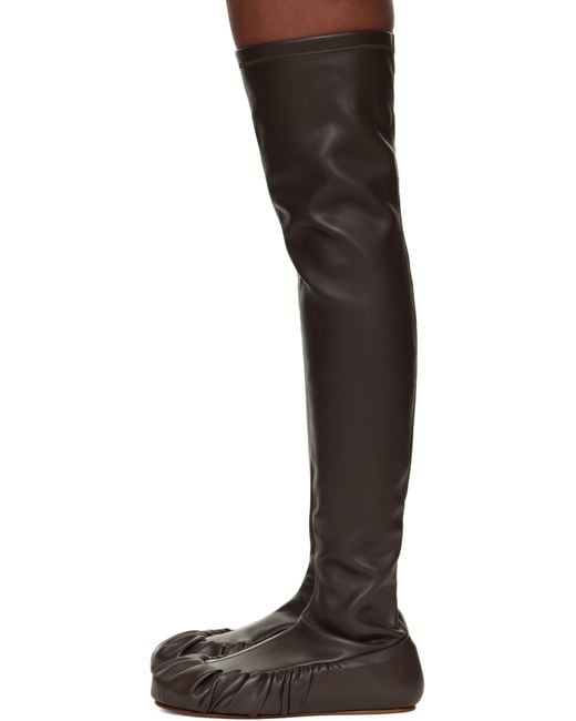Yume Yume Black Overknee Ballerina Tall Boots