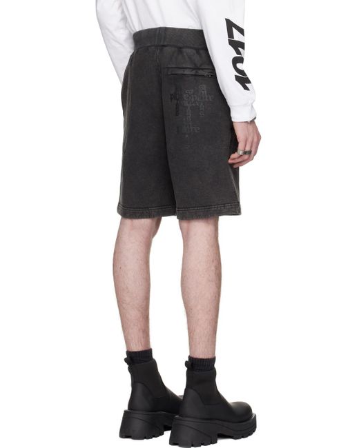1017 ALYX 9SM Black Cross Shorts for men