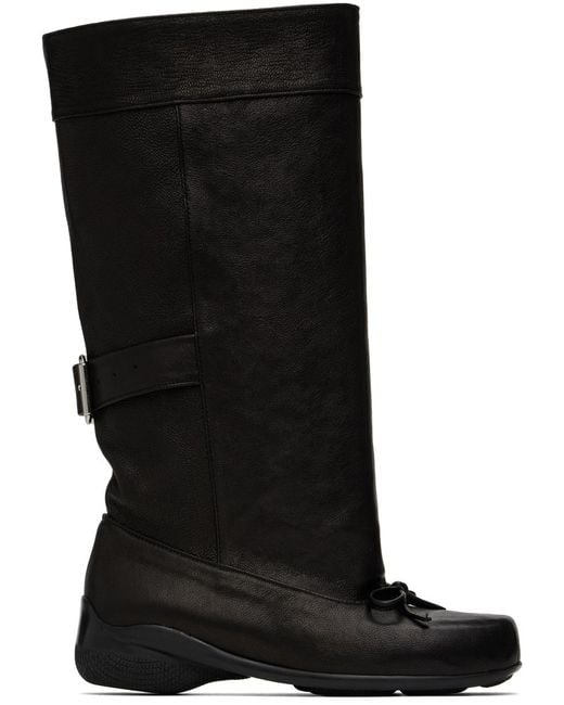 [OPEN YY] / ☆ 24FW BALLET SLOUCHY BOOTS / BLACK OPEN YY Ballet Slouchy Boots in Black | Lyst