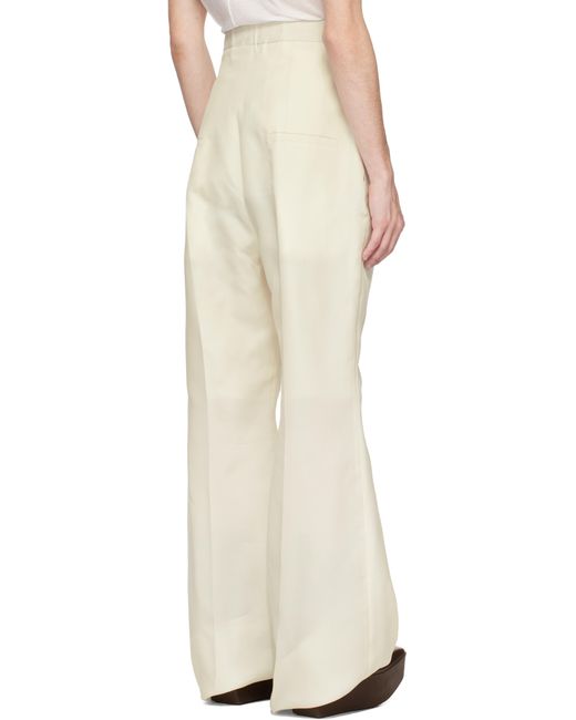 Rick Owens Natural Off- Hollywood Dirt Bolan Trousers for men