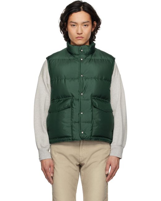 メンズ Visvim グリーン Karluk ダウンベスト Green