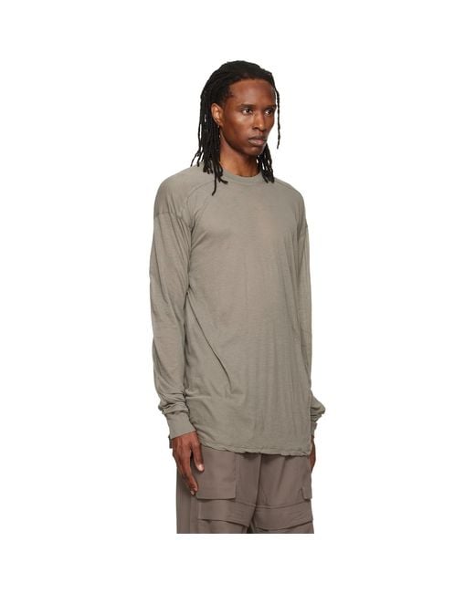 Rick Owens Brown Tower Rick S Jumbo L/S T-Shirt for men