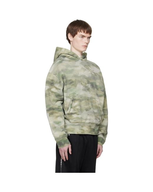 Amiri Gray Bones Oversized Hoodie for men