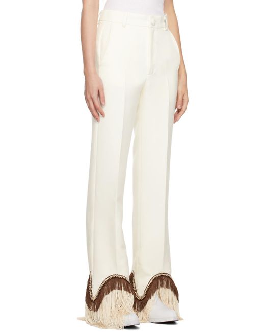 Tanner Fletcher White Off- Ruth Trousers