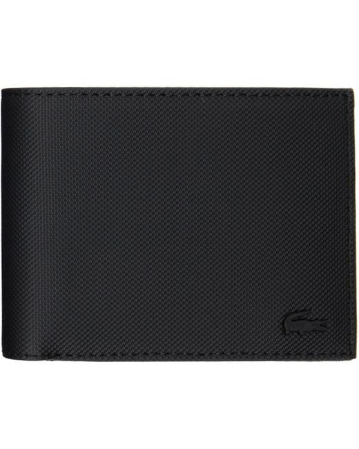 Lacoste Black Classic Small Wallet for men