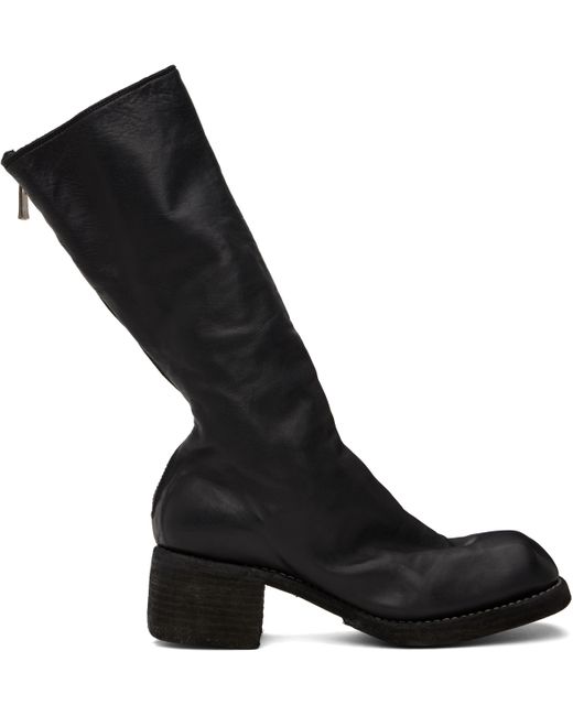Guidi Black Soft Horse Full Grain Boots