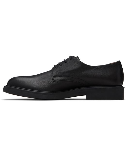 Derbys Officer's Noirs En Cuir Grainé Common Projects pour homme en coloris Black