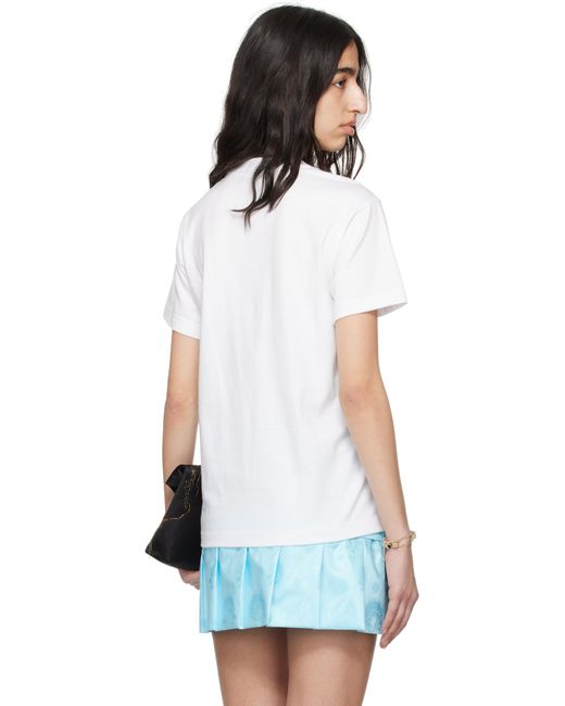 Super Yaya ホワイト Logo Elastic Tシャツ White