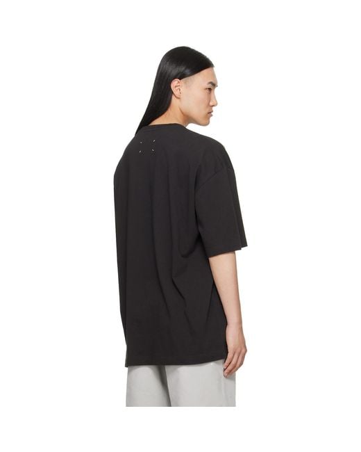 Maison Margiela Black Oversized T-Shirt for men