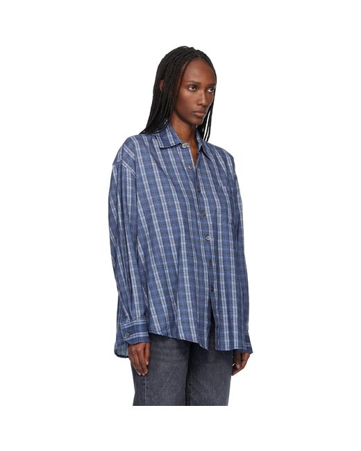 Our Legacy Borrowed Shirt in Blue | Lyst
