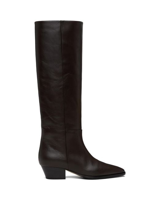 Aeyde Black Medea Tall Boots