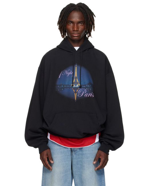 Pull À Capuche Surdimensionné 'Night Vetements pour homme en coloris Blue
