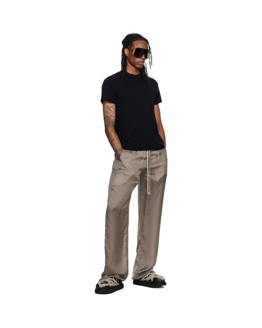 Rick Owens Black Tower Short Level T-Shirt for men