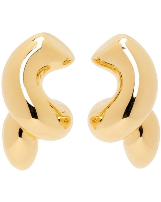 Metallic clearance gold earrings