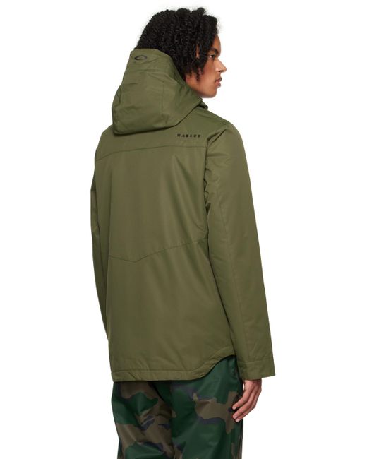 Oakley Green Khaki Core Divisional Rc Jacket for men