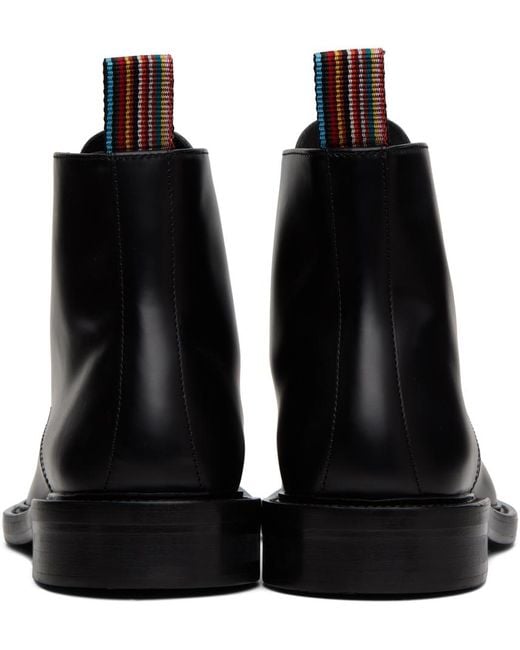 Paul Smith Black Gorman Boots for men