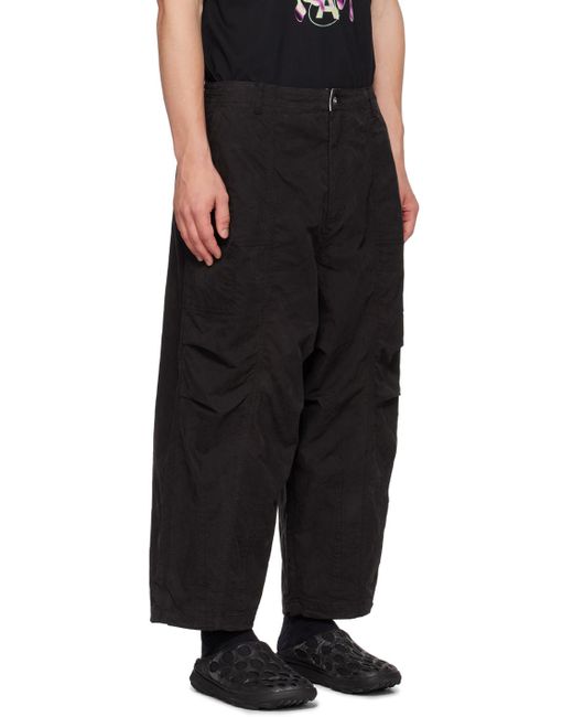 Perks And Mini Black Free Flow Trousers for men