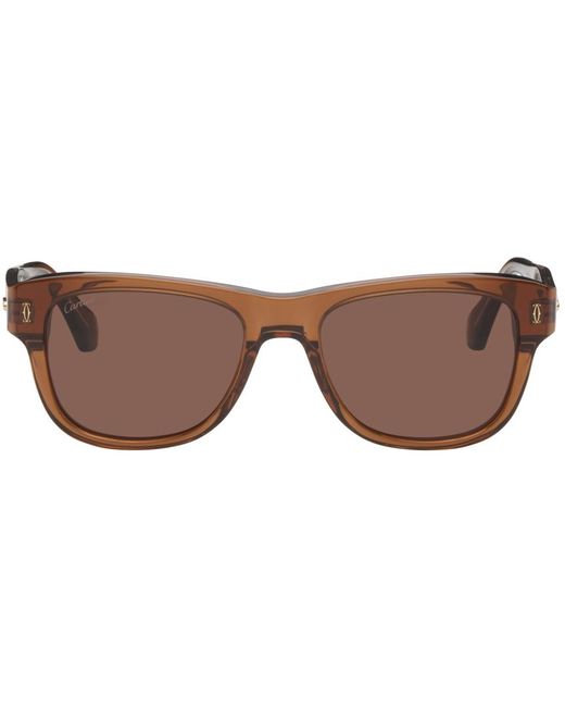 cartier men's rectangular sunglasses