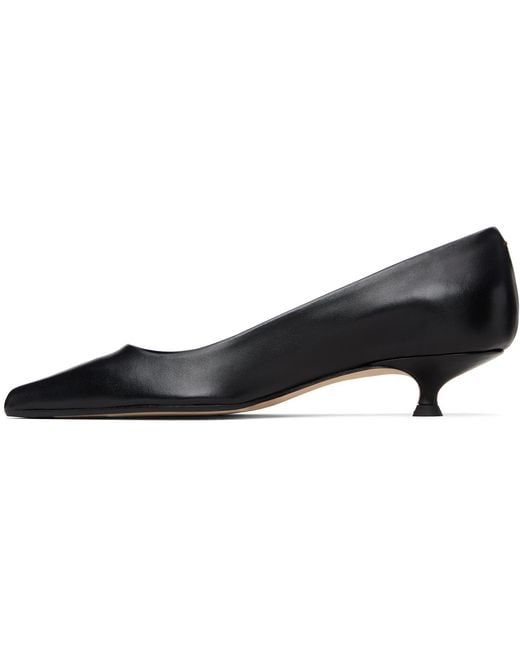 Aeyde Blue Cari Pointed-Toe Heels