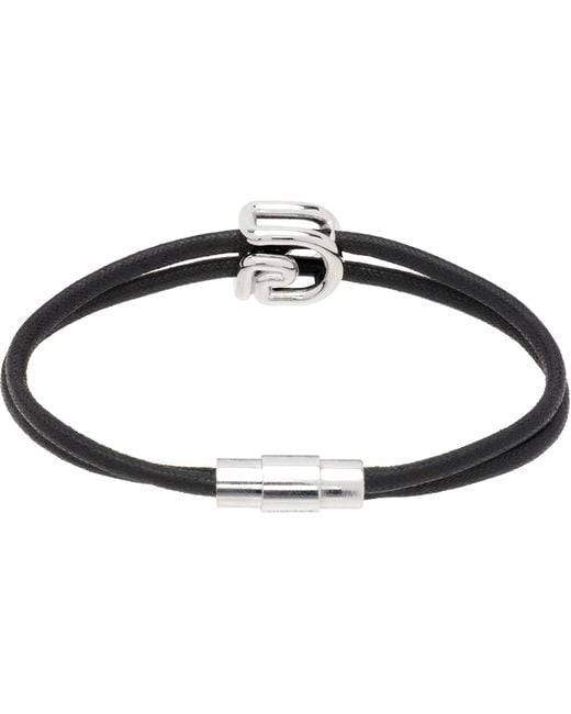 Givenchy Black G Line Bracelet for men