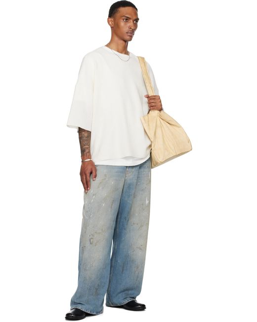 Fear Of God White Waffle Short Sleeve T-Shirt for men