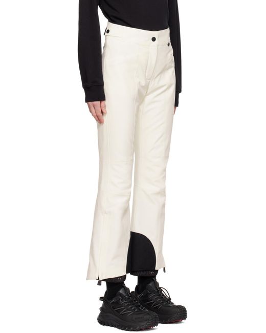 3 MONCLER GRENOBLE Black Off-white Ski Trousers
