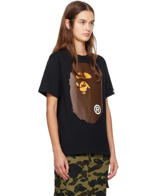 A Bathing Ape Black Big Ape Head T-shirt