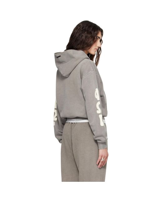 Fear Of God Gray 90S Fleece Hoodie