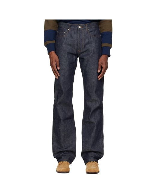 A.P.C. Blue Rescue Jeans for men