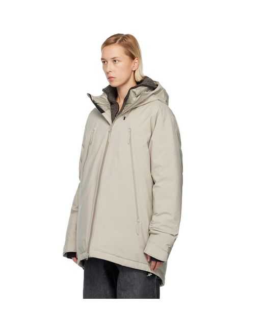 MM6 by Maison Margiela Natural Off- Salomon Edition Hooded Snow Jacket