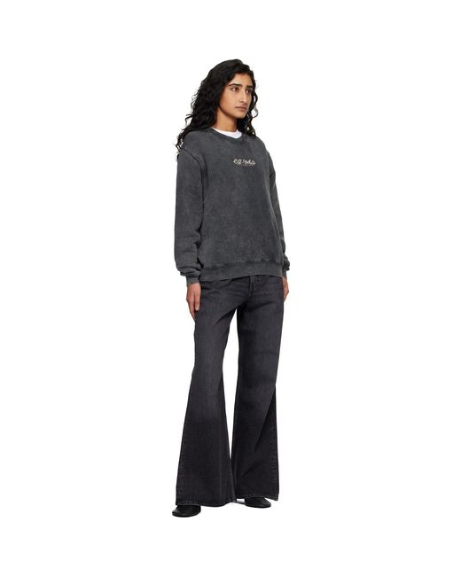 Off-White c/o Virgil Abloh Black Royal Jewels Sweatshirt