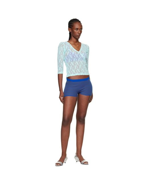 GIMAGUAS Blue Camu Shorts