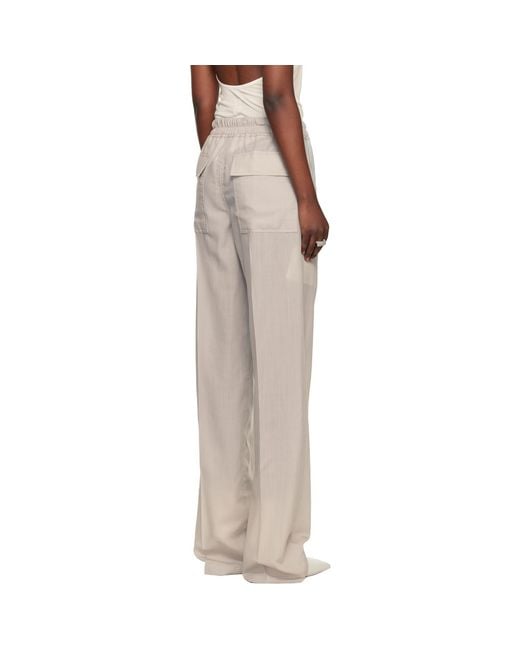 Rick Owens Multicolor Off- Temple Dietrich Drawstring Lounge Pants