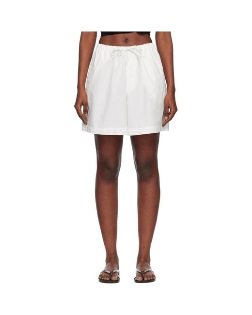 Baserange White Kolla Shorts