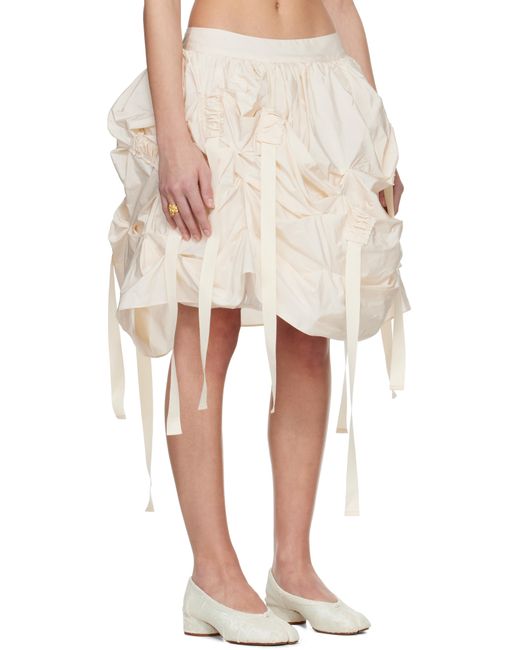 Renaissance Renaissance Natural Ssense Exclusive Bridal Capsule Versailles Midi Skirt
