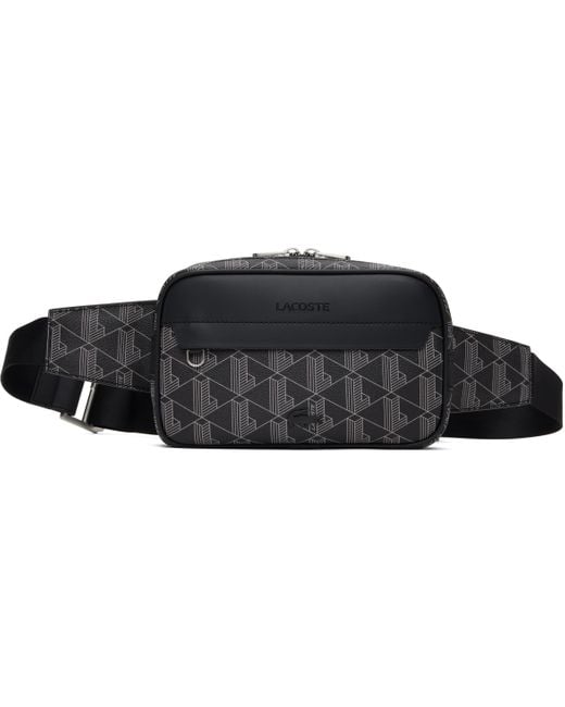 メンズ Lacoste ブラック The Blend ベルトバッグ Black