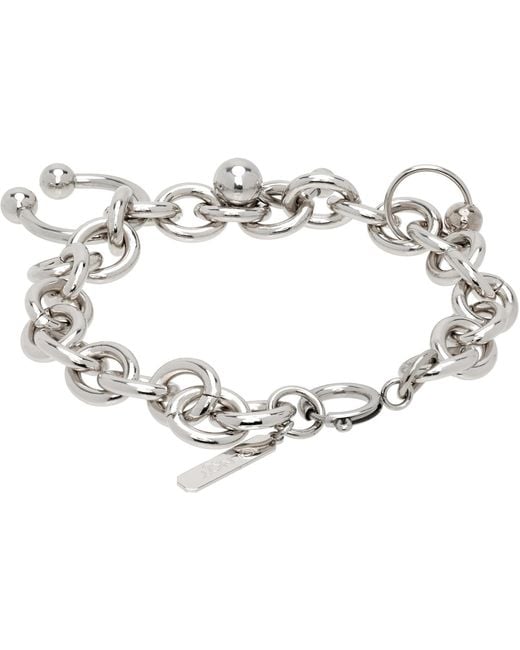 Justine Clenquet Black Holly Bracelet for men