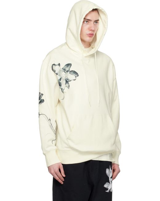 Y-3 Black Off-white Graphic Hoodie for men