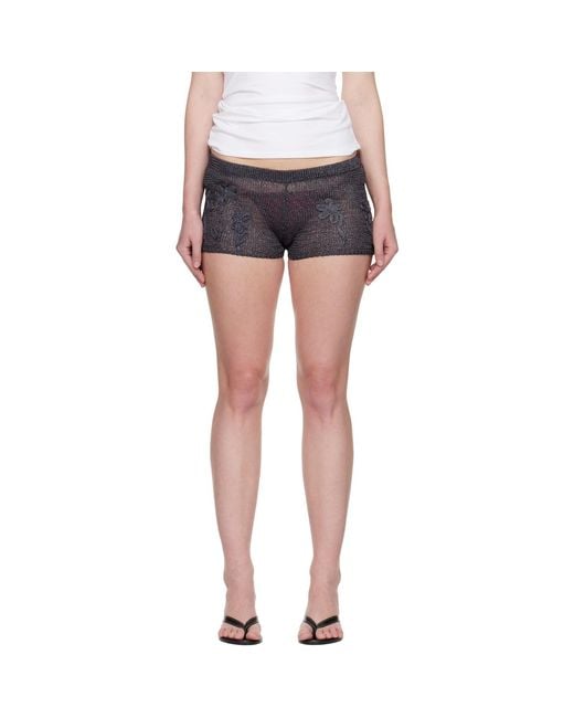 Paloma Wool Black Jed Shorts