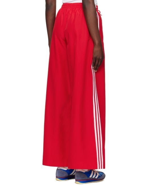 Adidas Originals Red Adilenium Season 3 Oversized Track Pants